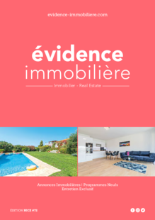 Evidence Immobilière Côte d'Azur N°72 - Août 2019